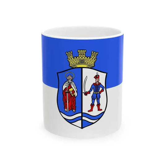 Flag of Bacs-Kiskun County (Hungary) White Coffee Mug 11oz - Go Mug Yourself