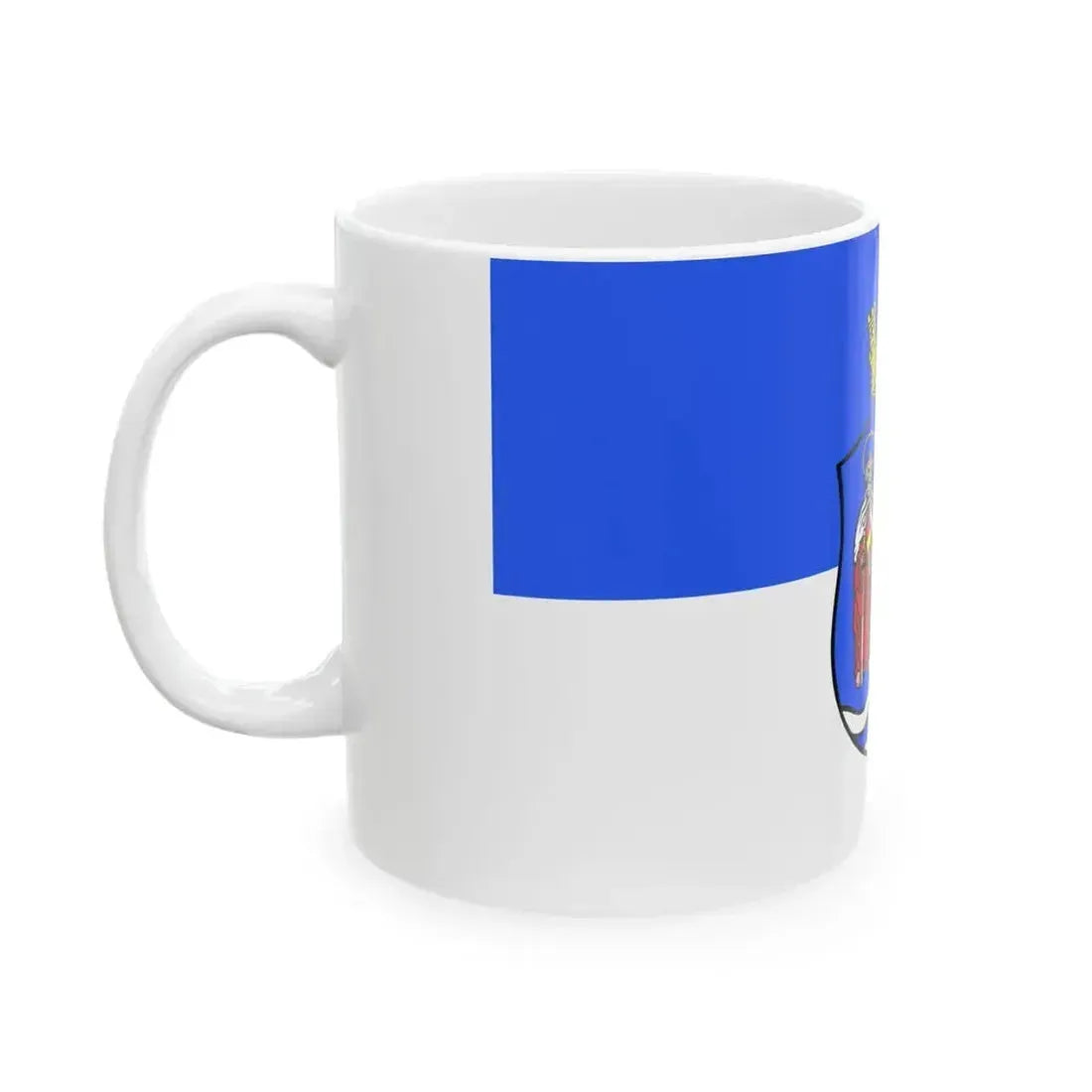 Flag of Bacs-Kiskun County (Hungary) White Coffee Mug - Go Mug Yourself