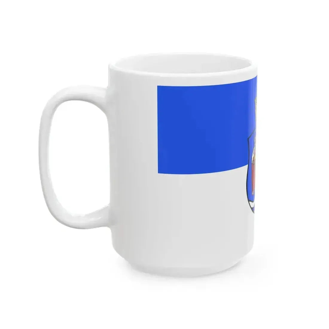 Flag of Bacs-Kiskun County (Hungary) White Coffee Mug - Go Mug Yourself