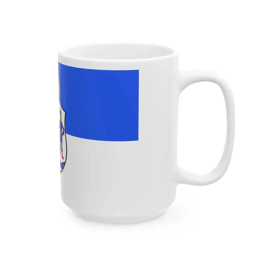Flag of Bacs-Kiskun County (Hungary) White Coffee Mug - Go Mug Yourself