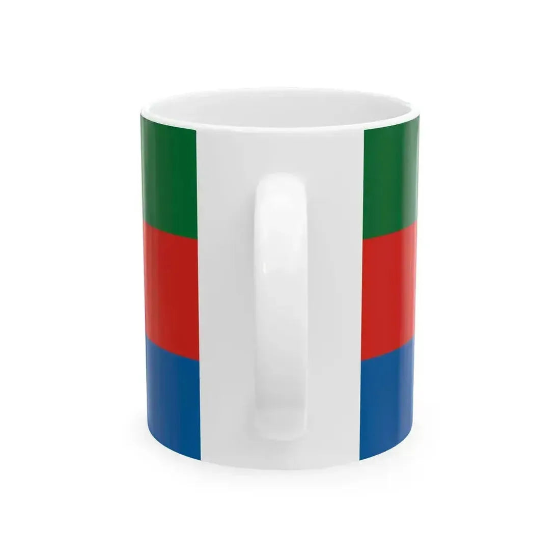 Flag of Bacsbokod (Hungary) White Coffee Mug - Go Mug Yourself
