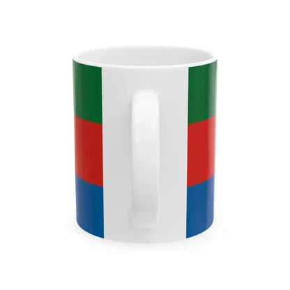 Flag of Bacsbokod (Hungary) White Coffee Mug - Go Mug Yourself