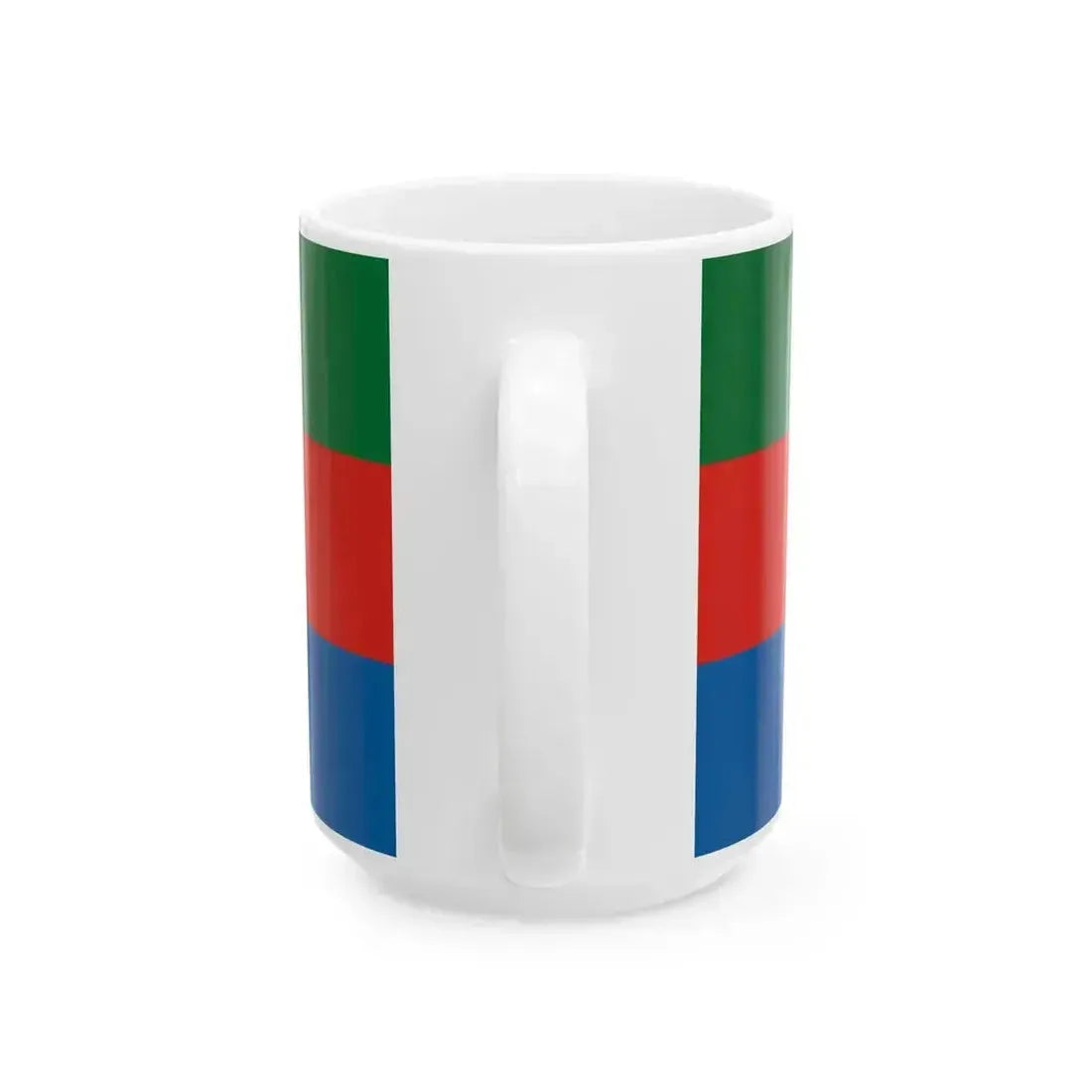 Flag of Bacsbokod (Hungary) White Coffee Mug - Go Mug Yourself