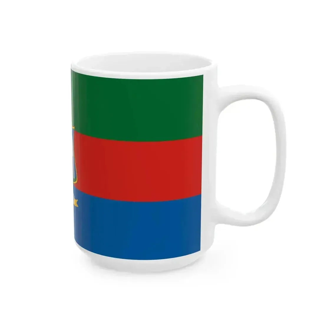 Flag of Bacsbokod (Hungary) White Coffee Mug - Go Mug Yourself