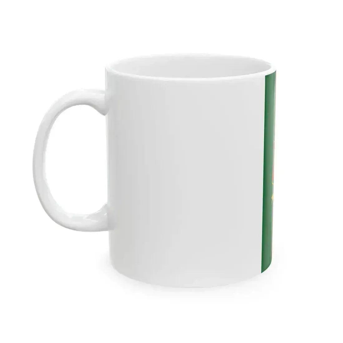 Flag of Bacsbokod vertical (Hungary) White Coffee Mug - Go Mug Yourself