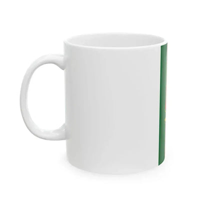 Flag of Bacsbokod vertical (Hungary) White Coffee Mug - Go Mug Yourself