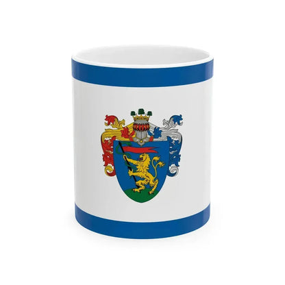 Flag of Bacsborsod (Hungary) White Coffee Mug 11oz - Go Mug Yourself