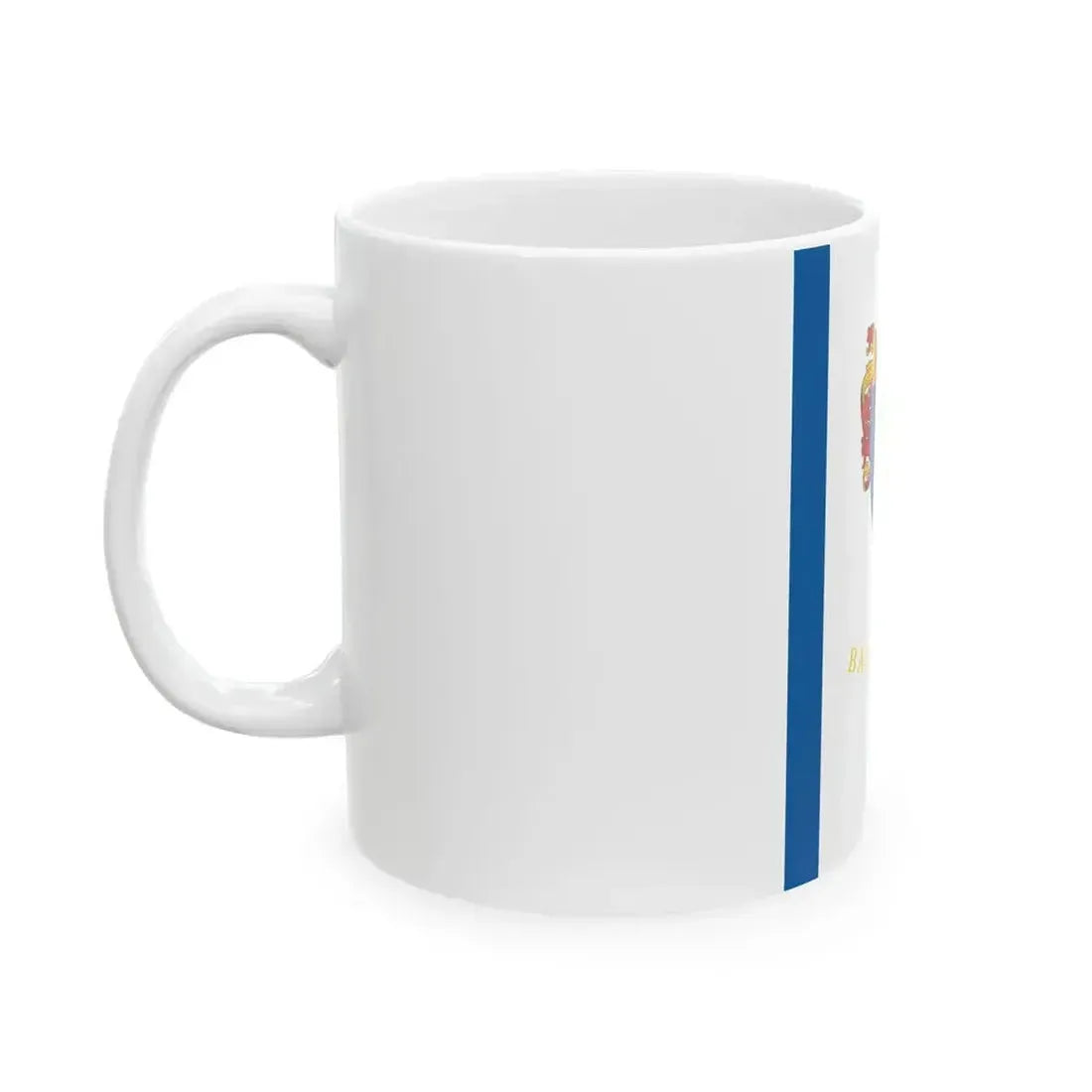 Flag of Bacsborsod vertical (Hungary) White Coffee Mug - Go Mug Yourself