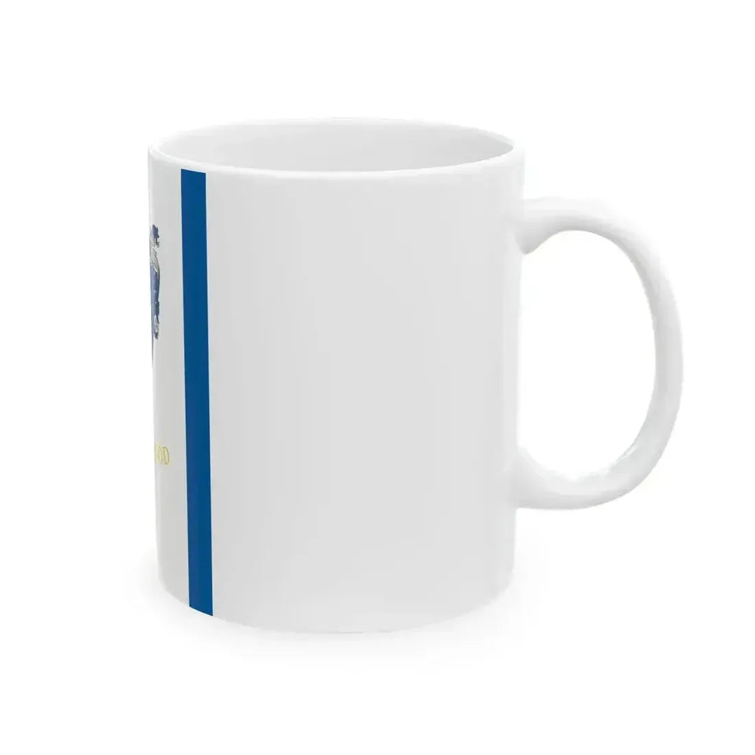 Flag of Bacsborsod vertical (Hungary) White Coffee Mug - Go Mug Yourself