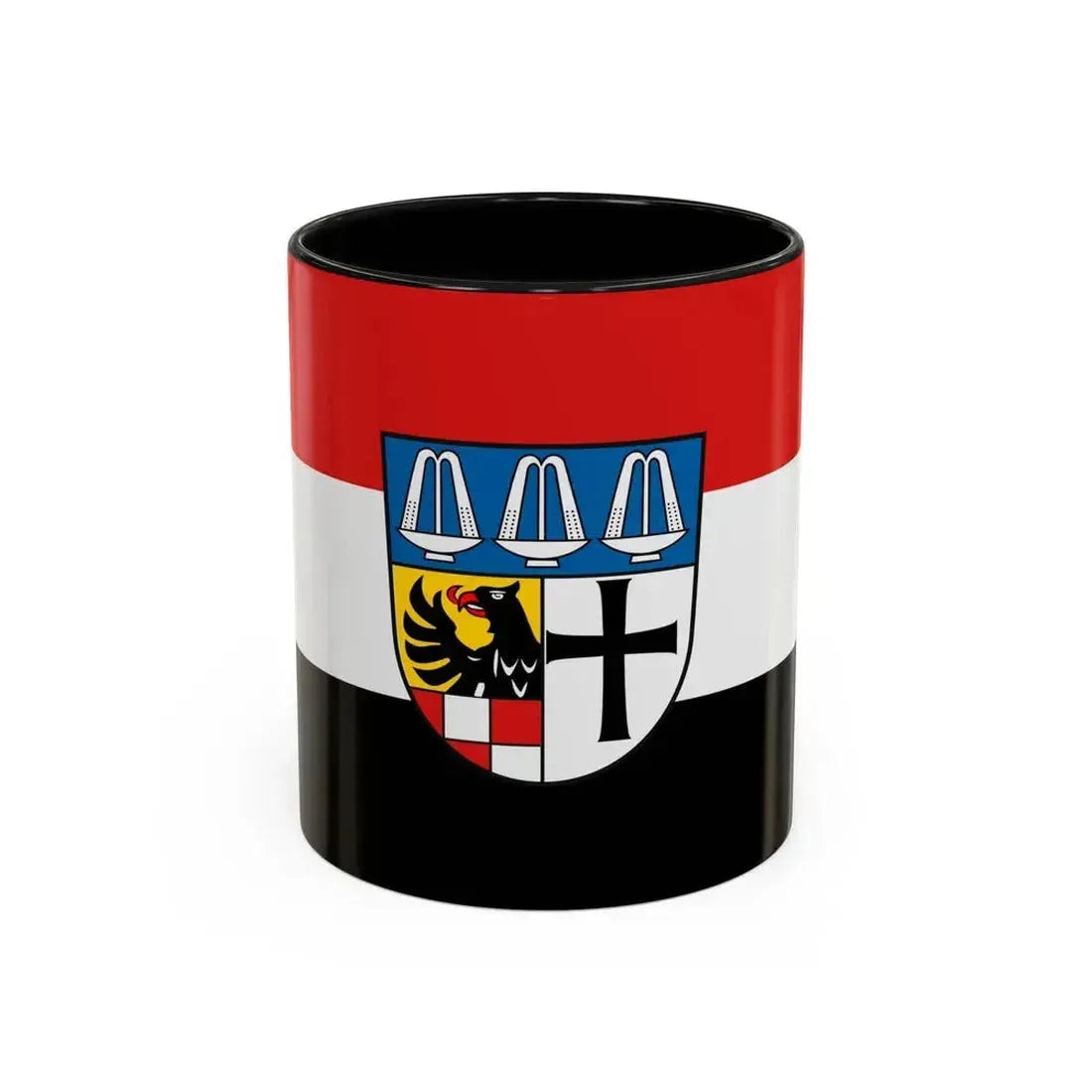 Flag of Bad Kissingen Germany - Accent Coffee Mug 11oz Black - Go Mug Yourself