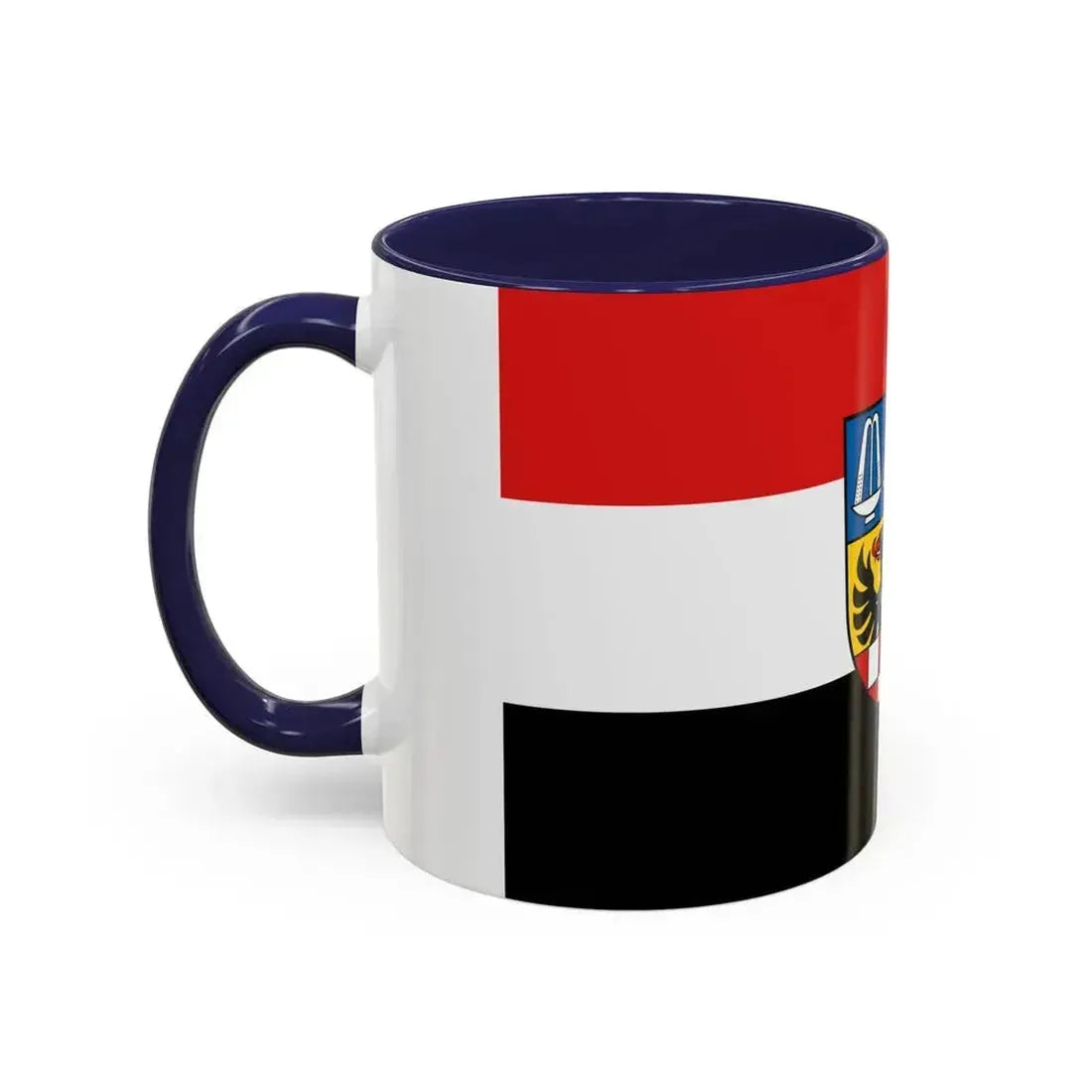 Flag of Bad Kissingen Germany - Accent Coffee Mug - Go Mug Yourself