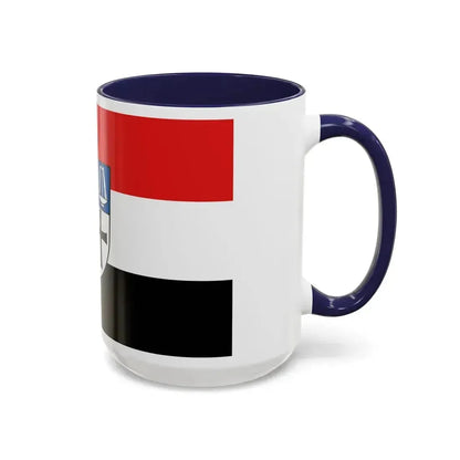 Flag of Bad Kissingen Germany - Accent Coffee Mug - Go Mug Yourself