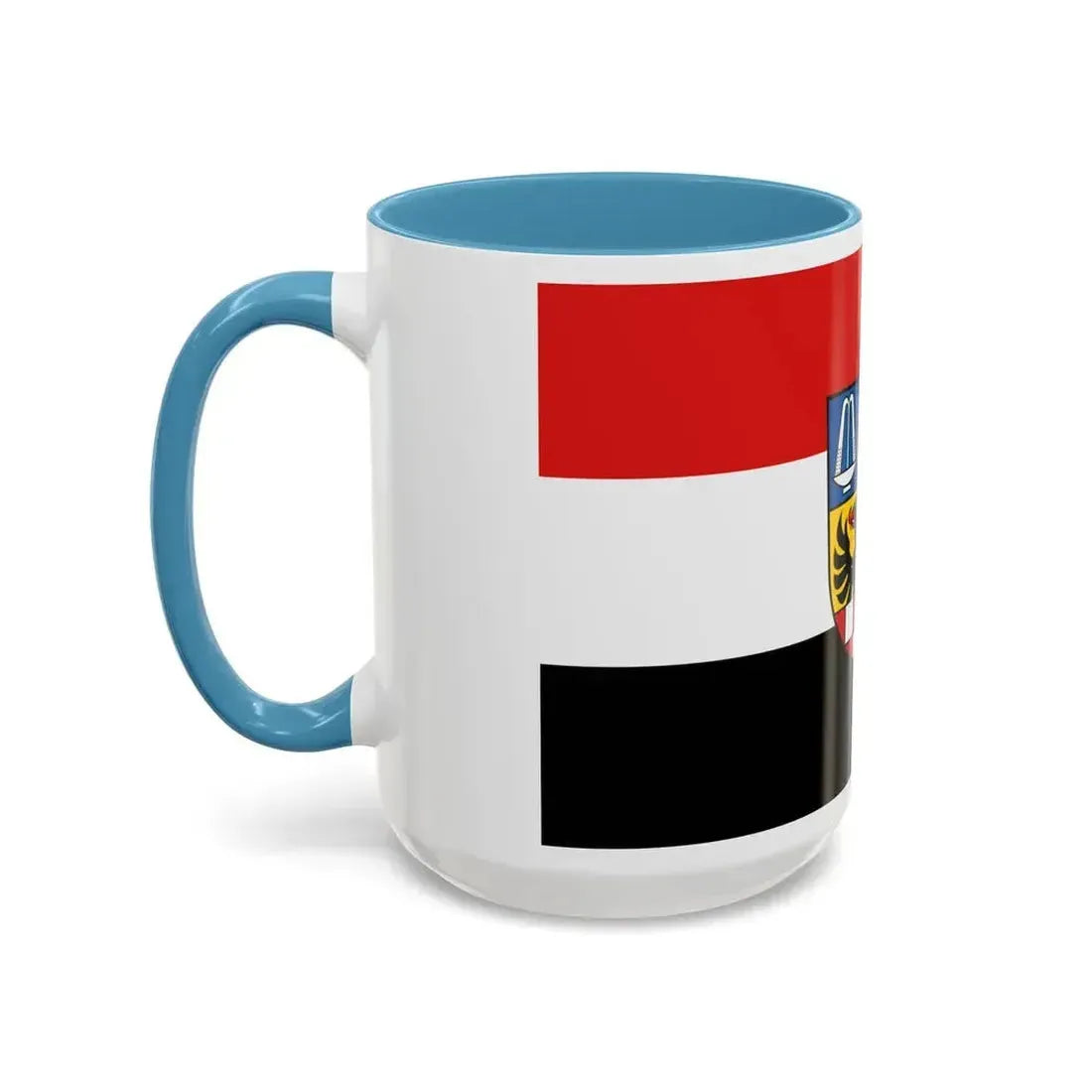 Flag of Bad Kissingen Germany - Accent Coffee Mug - Go Mug Yourself
