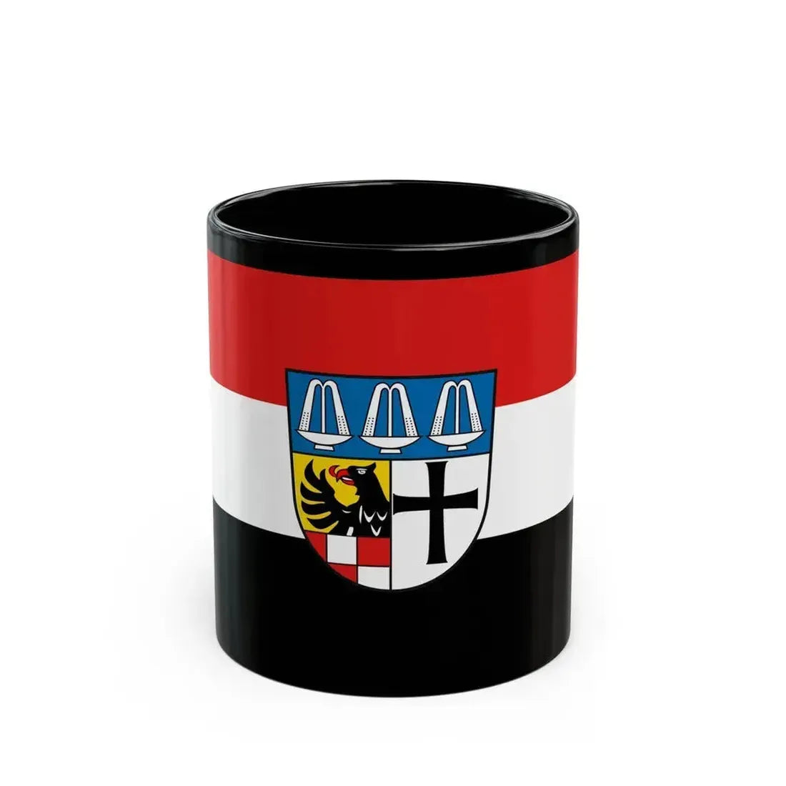 Flag of Bad Kissingen Germany - Black Coffee Mug 11oz - Go Mug Yourself
