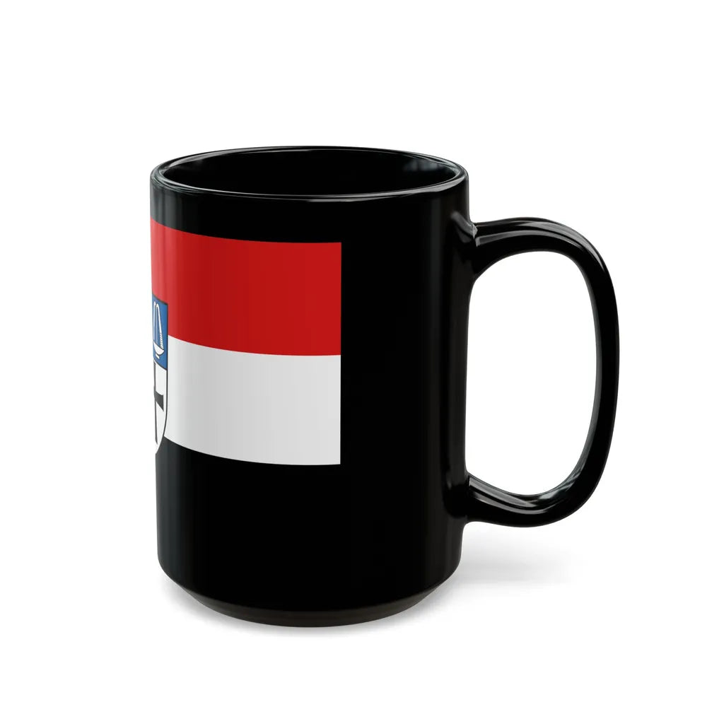 Flag of Bad Kissingen Germany - Black Coffee Mug-Go Mug Yourself