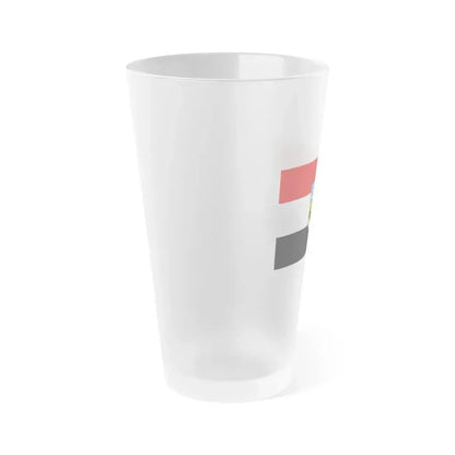Flag of Bad Kissingen Germany - Frosted Pint Glass 16oz - Go Mug Yourself