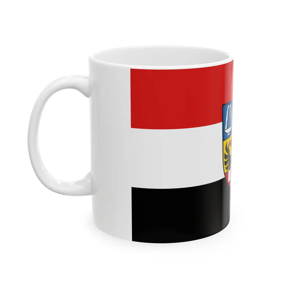 Flag of Bad Kissingen Germany - White Coffee Mug-Go Mug Yourself