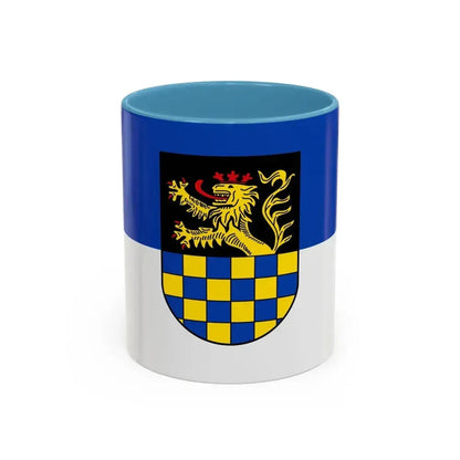 Flag of Bad Kreuznach Germany - Accent Coffee Mug 11oz Light Blue - Go Mug Yourself