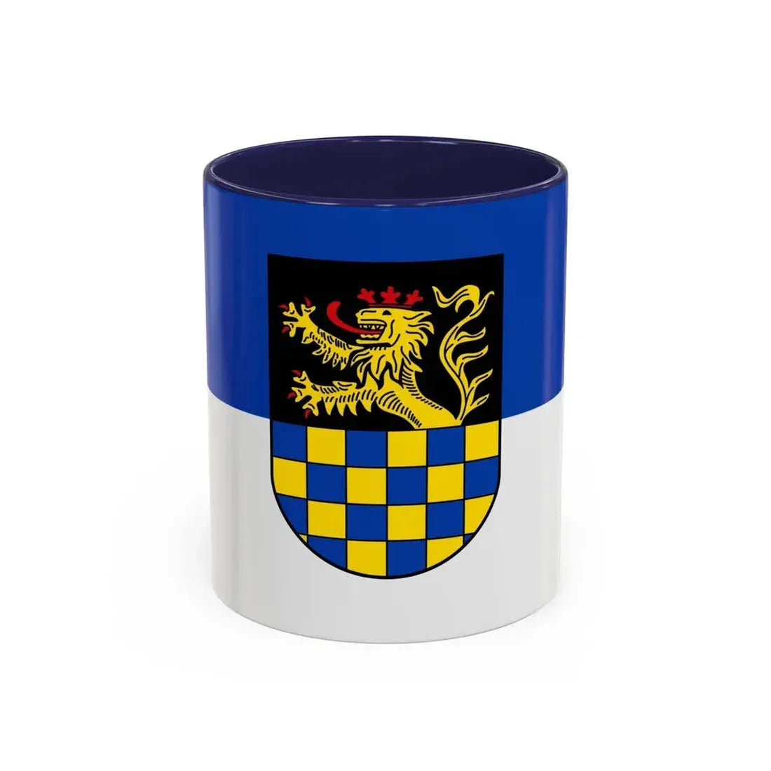 Flag of Bad Kreuznach Germany - Accent Coffee Mug 11oz Navy - Go Mug Yourself