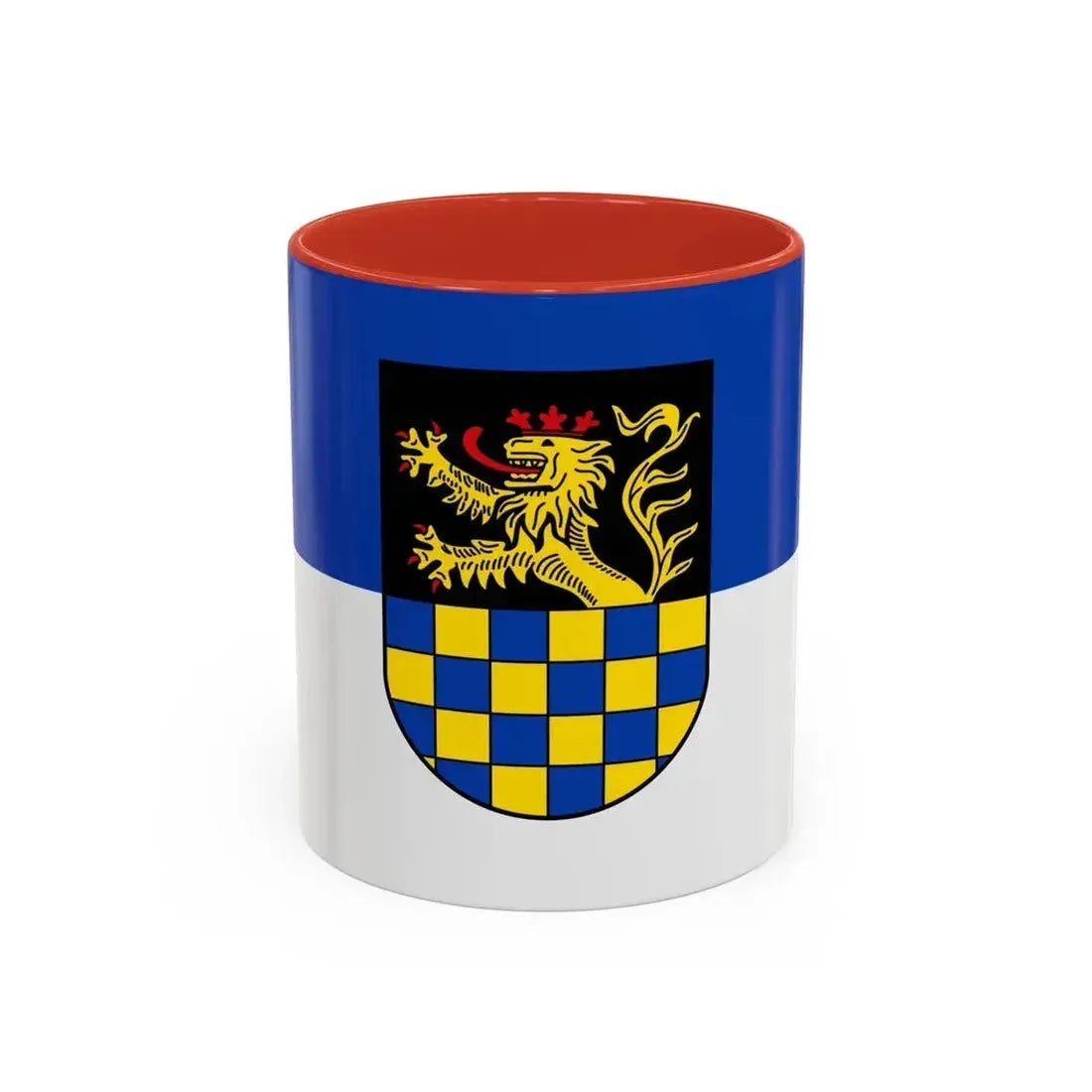 Flag of Bad Kreuznach Germany - Accent Coffee Mug 11oz Red - Go Mug Yourself