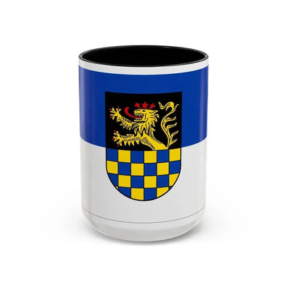 Flag of Bad Kreuznach Germany - Accent Coffee Mug 15oz Black - Go Mug Yourself