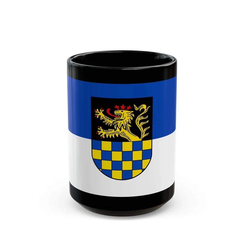 Flag of Bad Kreuznach Germany - Black Coffee Mug-15oz-Go Mug Yourself