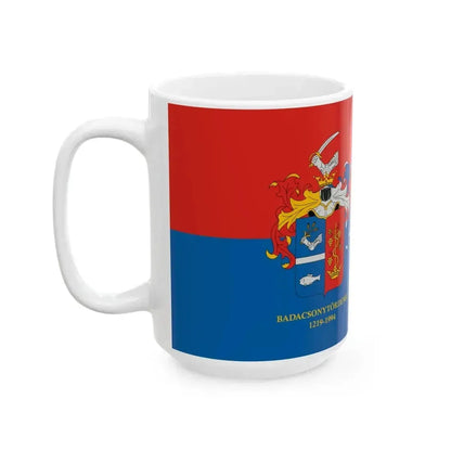 Flag of Badacsonytordemic (Hungary) White Coffee Mug - Go Mug Yourself