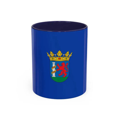 Flag of Badajoz Spain - Accent Coffee Mug 11oz Navy - Go Mug Yourself