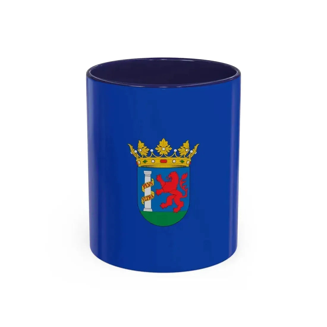 Flag of Badajoz Spain - Accent Coffee Mug 11oz Navy - Go Mug Yourself