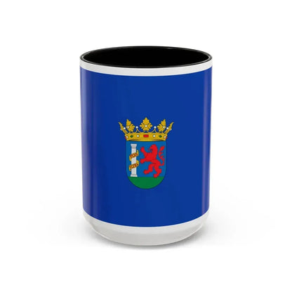 Flag of Badajoz Spain - Accent Coffee Mug 15oz Black - Go Mug Yourself