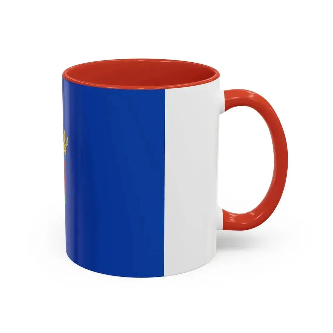 Flag of Badajoz Spain - Accent Coffee Mug - Go Mug Yourself