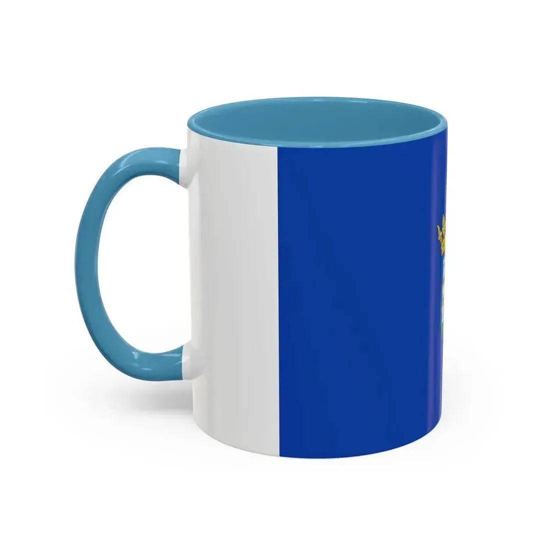 Flag of Badajoz Spain - Accent Coffee Mug - Go Mug Yourself