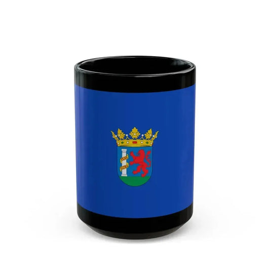 Flag of Badajoz Spain - Black Coffee Mug 15oz - Go Mug Yourself