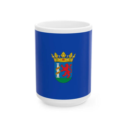 Flag of Badajoz Spain - White Coffee Mug-15oz-Go Mug Yourself