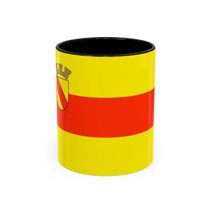 Flag of Baden Baden Germany - Accent Coffee Mug 11oz Black - Go Mug Yourself