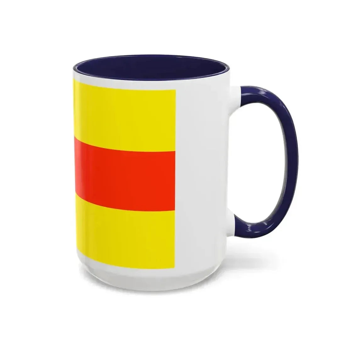 Flag of Baden Baden Germany - Accent Coffee Mug - Go Mug Yourself