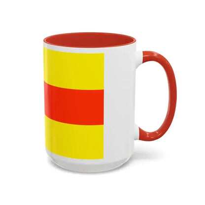 Flag of Baden Baden Germany - Accent Coffee Mug - Go Mug Yourself