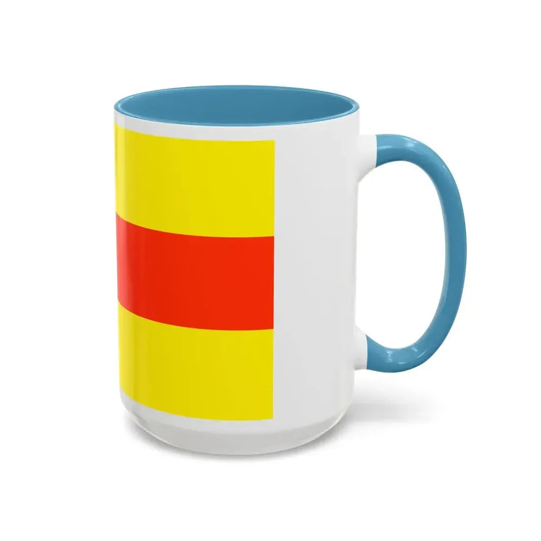 Flag of Baden Baden Germany - Accent Coffee Mug - Go Mug Yourself