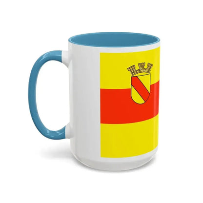 Flag of Baden Baden Germany - Accent Coffee Mug - Go Mug Yourself