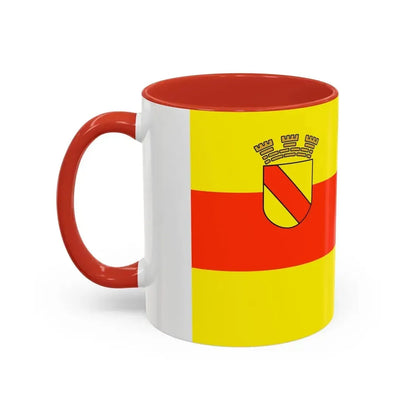 Flag of Baden Baden Germany - Accent Coffee Mug - Go Mug Yourself