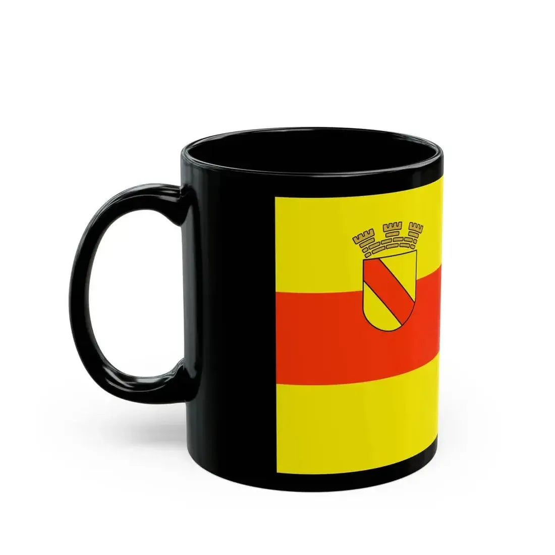 Flag of Baden Baden Germany - Black Coffee Mug - Go Mug Yourself