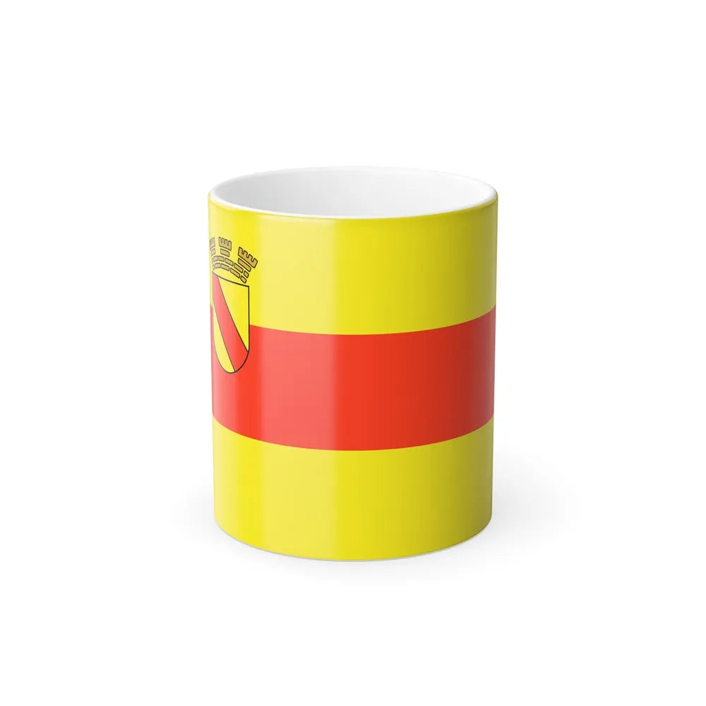 Flag of Baden Baden Germany - Color Changing Mug 11oz-11oz-Go Mug Yourself