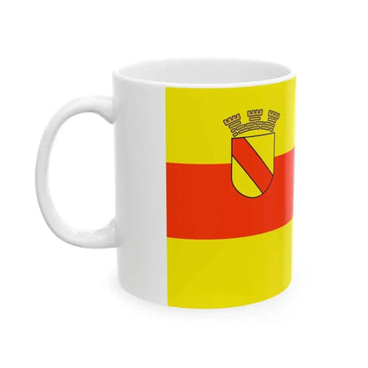 Flag of Baden Baden Germany - White Coffee Mug - Go Mug Yourself