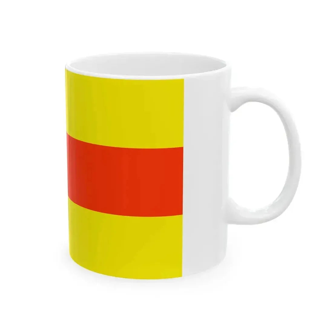 Flag of Baden Baden Germany - White Coffee Mug - Go Mug Yourself