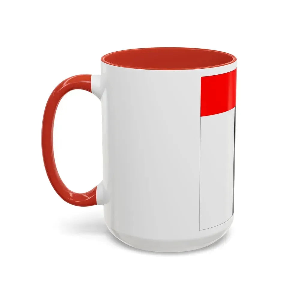 Flag of Baden Switzerland - Accent Coffee Mug - Go Mug Yourself