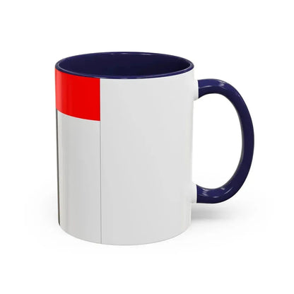 Flag of Baden Switzerland - Accent Coffee Mug - Go Mug Yourself