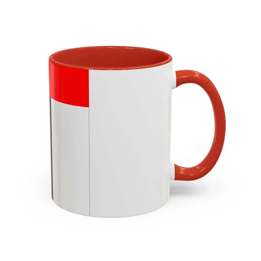 Flag of Baden Switzerland - Accent Coffee Mug - Go Mug Yourself