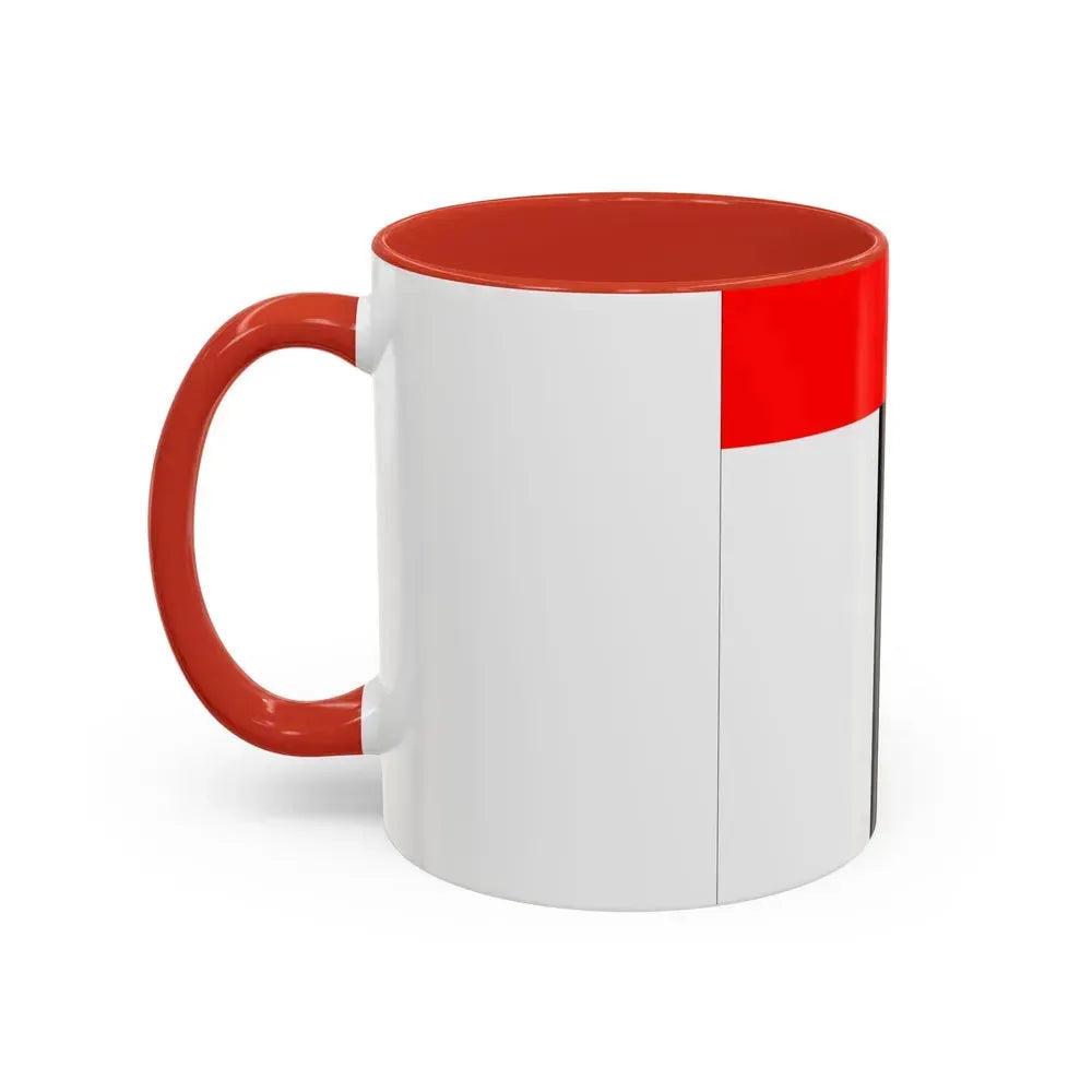 Flag of Baden Switzerland - Accent Coffee Mug - Go Mug Yourself