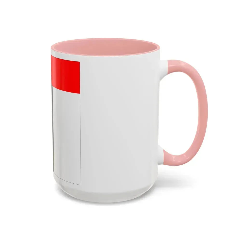Flag of Baden Switzerland - Accent Coffee Mug - Go Mug Yourself