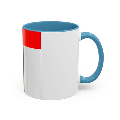 Flag of Baden Switzerland - Accent Coffee Mug - Go Mug Yourself
